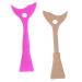 Housoutil 2pcs Multi-purposes Tools Makeup Guard Eyeshadow Pads Applicator Separator Shield De Stencil