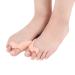 DEAVER Gel Toe Separate Silicone Spacer Bunion Corrector Big Straightener for Men & Women Silicone Foot Fingers Separator Bunion Adjuster Feet Pads B 4 Pairs