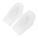 Practical Insoles Heel Lift Inserts Heel Insole Silicone Shoe Pads White Size 8