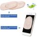 Haofy Heel Pillow Cushion Gel 2 Pairs of Heel Spur Inserts for Plantar Fasciitis & Achilles Tendon Relief 7mm Silicone Heel Protection for Men | 4 Pieces - Buy Online on GoSupps.com