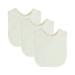 Royal Icon Baby Bibs 0-6 Months & 6-12 Months 100% Organic Cotton Hook and Loop Baby Feeding Bibs - Soft Absorbent Baby Bib - Adorable baby weaning bib For Toddler Boys and Girls Set of 3/6 /12Pc 3 x Cream