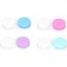 NATUDECO 12-Part Portable Contact Lens Container Kit - Colorful & Large for Travel & Outdoor Activities - Buy Online on GoSupps.com