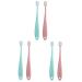 Minkissy 6 STK toothbrush toothbrush Children's toothbrush tooth change toothbrush infant tooth cleaner gift for baby party tooth cleaning brush milk teeth detergent toddler pp