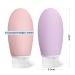 OPRET 100ML Silicone Travel Bottles Set - 4 Leak-Proof Portable Containers for Shampoo Cream Rinse | BPA-Free TSA-Tested | Yellow Orange Pink Purple - Buy Online on GoSupps.com