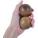 Baoding balls massage ball set baoding balls 2 pieces wood Chinese health balls exercise massage balls hand exercise therapy wall for hand therapy stress relay