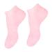 Housoutil 1 Pair Sock Foot Lotion Skin Gel Booties Gel Spa Stocking Dry Cracked Gel Knee Scooter Pad Feet Lotion Rejuvenate Moisturizing Foot Pink Wallet Sebs Heel Miss 22X8.5X1cm