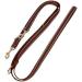 Buy Adjustable Reflective Dog Leash for Large Dogs - 2.80m Double Linen - Made in Germany | Durable Brown 25mm - Buy Online on GoSupps.com