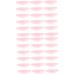 Healeved 40 Pairs Eyelash Silicone Patch Eyelash Lift Pads Eyelash Perming Shield Pads Eyelash Perm Kit Grooved Shield Eyelash Lift Eyelash Lift Tool Eyelash Makeup Curler