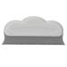 Cleaning Brush Multifunctional Cleaning Brush Tool Dusting Brush Elastic Soft Head Comfortable Grip Silicone Material Cleaning Brush for Car Bed Couch Desk Sofa Furniture Gray