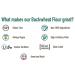 Pereg Buckwheat Flour (16 Oz) - Gluten-Free Wheat Flour Alternative for Baking Cookies and Cakes - Non-GMO - Buy Online on GoSupps.com