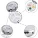 Cute Turtle Round Pill Box - 3 Compartment Portable Travel Medicine Organizer for Vitamins & Tablets - Buy Online on GoSupps.com