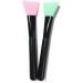 Dajidafu 2 Pieces Facial Mud Mixing Brush Silicone Wood Handle Makeup Manual Skin Care Brushes Professional Beginner Cosmetics - Buy Online on GoSupps.com