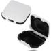 SQHY 2 Pack Hearing Aid Cases (One Black and one White) Waterproof Hearing Aid Protection Storage Box Built in High Elastic Silicone Air Cushion Ball to Prevent The Hearing Aid from Broken - Buy Online on GoSupps.com