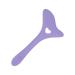 Reusable Silicone Eyeliner & Eyebrow Stencil Set with Cream Applicator - Purple - Buy Online on GoSupps.com