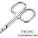 Goldie Nail Scissors - Professional Multi-Purpose Curved Blade Scissors for Men and Women | Perfect for Nails, Cuticles, and Thick Toenails - Buy Online on GoSupps.com
