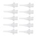 PLAFOPE 10pcs Ear Washer Nozzle Ear Cleaners Cleaning Tool Ear Cleaner Tool Ear Wax Removal Replacement Tips Ear Syringe Replacement Tips Nozzle Elephant Ear Replacement Tips Ear Irrigator
