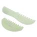 Orfofe 2st Jade Kamm Head massager Face-Gua-Sha tool body massage device Jade head Massage devices portable massage chamons made of jade jade-gua-sha-comb jade-scraped deep