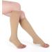 PEDIMEND Knee High Compression Stockings (1PAIR) | Thigh High Compression Stockings (1PAIR) | Reduce Varicose Veins | Effective Relief From Tightness & Muscle Soreness | For Men & Women 2 Count (Pack of 1) Beige - Buy Online on GoSupps.com