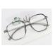 Fuqinqingoz trendy reading glasses blue light blocking square anti-UV computer reader oversized flat light mirror glasses (color: C5 size: +200) +200 C5