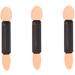 10pcs Disposable Double End Eyeshadow Brush Sponge Tip Oval Eyeshadow Applicator Black - Buy Online on GoSupps.com