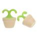 Collbath 2 STK Rollerball massage device massage roller for manual massage roller Hand Hand Muscle Roller Body Massage device Manual roller Hand roller Rost-free steel household Handtack 6.5x5cm green