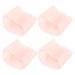 FOMIYES 2 Pairs Arch Support Sole Centre Pads Silicone Heel Protector Silicone Arch Sleeve Unisex Silicone Arch Protectors Clear jel Clear Gel Men and Women Universal Heel Cover