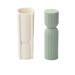 TOPYS Striped Pillar Aesthetic Molds  Cylindrical Tall Pillar Candle Mold  Ribbed Twist Geometric Abstract Decorative Striped Silicone Mold for Crafts Aromatherapy Candle Handmade Soap Making(6.4)