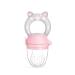 Baby Pacifier Fruit Feeder/Food Pacifier Piggy / BPA Free (Pink)