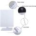 Lighted Trifold Makeup Vanity Mirror with 24 Dimmable LEDs - 1X/2X/3X Magnification for Makeup, Shaving, Dressing Table - Vanity Desk Essential - Buy Online on GoSupps.com