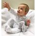 Magnet Mouse Original Magic Sleepsuit Cotton Onesie - Pale Blue (3 Months) - Buy Online on GoSupps.com