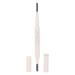 Eyebrow Pencil Waterproof Sweatproof Long Lasting Brow Pencil Cosmetics with Vitamin E Easy to Apply 12 Hours Lasting Soft Spiral Brush (#04)