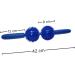 ATC Handels GmbH Massage Roller with 2 Hedgehog Balls - 9 cm for Relaxing Foot & Muscle Massage - Easy & Effective Relief - Buy Online on GoSupps.com