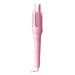 Automatic Curling Iron Wand Big Wave Auto Negative Ion Hair Curler with 1.26inch Large Ceramic Barrel Fast Heating Auto Curling Iron for Hair Styling Adjustable Temperature Control One Size Pink OneSize Pink