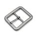 CRAFTMEMORE 4pcs Single Prong Belt Buckle Square Center Bar Buckles Leather Craft Accessories (1in - J455), (3/4in - 3110) J455 Gunmetal