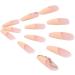 Coffin False Nails Press on Nails French Long Fake Nails Ballerina Acrylic Stick on Nails 24pcs for Women and Girls (Color : Pink Size : K) - Buy Online on GoSupps.com