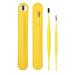Portable Ear Cleaner Stainless Steel Ear Spoon Set Stainless Steel Ear Wax Remover Reusable Stainless Steel Ear Wax Remover Set Ear Wax Easily Removed Ideal for Personal and Home Use(Yellow 2pcs)