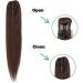 Buy SEGO Real Hair Ponytail Extension - 100% Remy Clip-In Braid Dark Brown #2-1 (18/45cm) - International Shipping Available - Buy Online on GoSupps.com