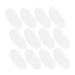 60pcs Transparent Mask Face Cover Face Mask Barber -shields Salon Eye Shields Eye Protection Shields Hairspray -shields Hair Cutting Supplies Salon Supplies Haircut Supplies Pvc FOMIYES