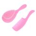 Hemoton Set Baby Bath Sets Toddler Suit Shower Hair Brush Bath Kits Kids Suits Baby Bath Sponge Baby Brush Hairbrush Hair Comb Small Comb Pink Child Grasp Brush Comb Baby Suit Haircut Comb Pink Size 1