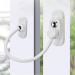 DHOUTDOORS 8PCS Window Restrictor Kids Window Door Cable Lock Child Baby Safety Security Wire Catch for Home Public and Commercial Applications with Screws Keys White - Buy Online on GoSupps.com