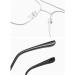 Shop Qinzhenz Oversized Clear Vision Reading Glasses - Anti-Blue Light Aviator Style (+350 C6) | International Shipping Available - Buy Online on GoSupps.com