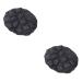 NOLITOY 2pcs Heating Hair Caps Conditioning Heat Cap Heated Cap Gel Cap Heating Cap Baked Oil Cap Keep Warm mediumx2pcs Blackx2pcs