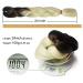 Eyand 5pcs Jumbo KanCalon Hair Extensions - 24inch Ombre Braiding Hair (Black/Green-Yellow) - 100g/PC for Stunning Braid Styles - Buy Online on GoSupps.com