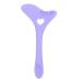 Silicone Stencils Winged Tool Eyebrow Pencil Eyeshadow Applicators for Eyebrow Beginners Lip Line violet