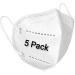Disposable Earloop Face Mask Dimensional protection PM2.5 Size: Medium Suitable for daily protection (5 Pack)