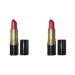Revlon Super Lustrous Lipstick High Impact Lipcolor with Moisturizing Creamy Formula Infused with Vitamin E and Avocado Oil in Red / Coral Love that Red (725) (Pack of 2) Reds & Corals 725 Love That Red 0.70 Ounce (Pack of 2)