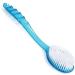 Bath Brush Back Brush for Showering | Soft Bristle Skin Massage Body Brush for Women & Men - Blue - Buy Online on GoSupps.com