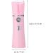 Angoily 1pc Pink Charging Hydrator Spray Evaporator Handheld Face Nano Humidifier Usb Cold 14.1x2.6cm - Buy Online on GoSupps.com