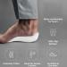 Buy 2 Pairs of Orthopedic High Pads 1.0 - Arch Support Height Increase Insoles for Men | Invisible Shock Absorption Heel Inserts (3.5cm) - Available in White/Black - Buy Online on GoSupps.com