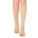 Thigh High Medical Compression Stockings Firm Support Hose 34-46 Compression Socks for Treatment Swelling Improves The Blood Circulation Protect You Open Toe Black XXL (Covered Toe Skin Tone M) Covered Toe Skin Tone Medium